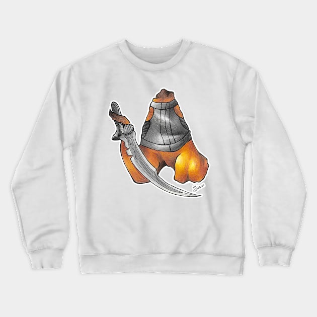 Chicken Wing Crewneck Sweatshirt by KranberriJam